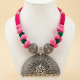 Handcrafted Jewelry Ganesha Pendant Beaded Necklace